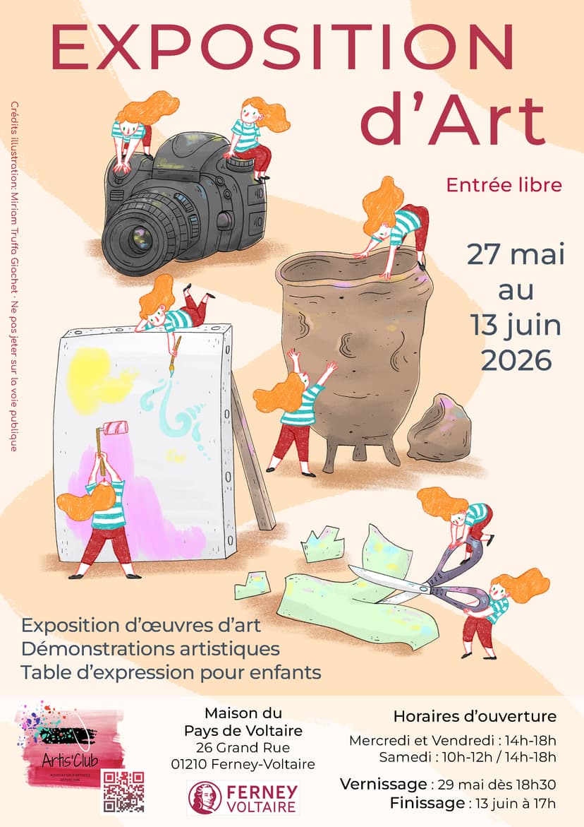 Affiche Exposition 2026 Ferney