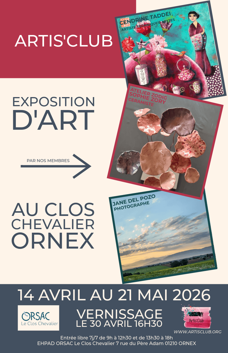 Affiche Exposition 2026 Ornex