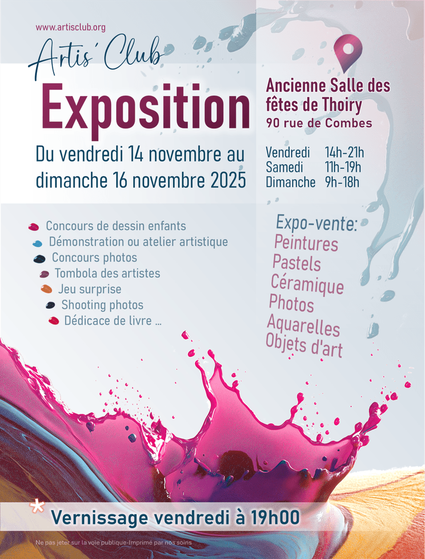 Affiche Exposition 2025